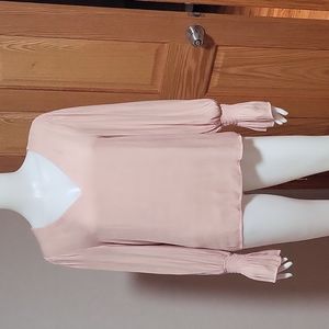 A new day Blush long sleeve blouse size M.